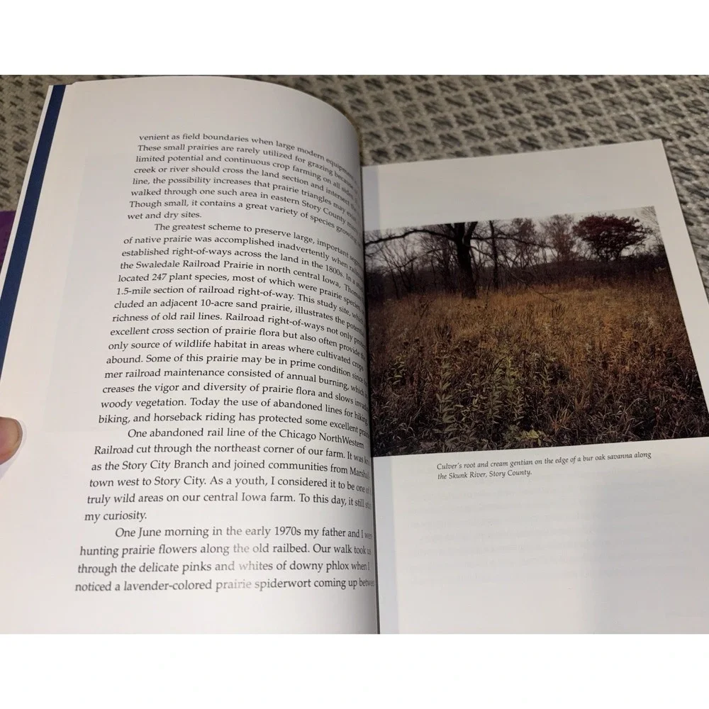 Iowa's Wild Places: An Exploration Carl Kurtz Vintage 1996 Hardcover First Ed